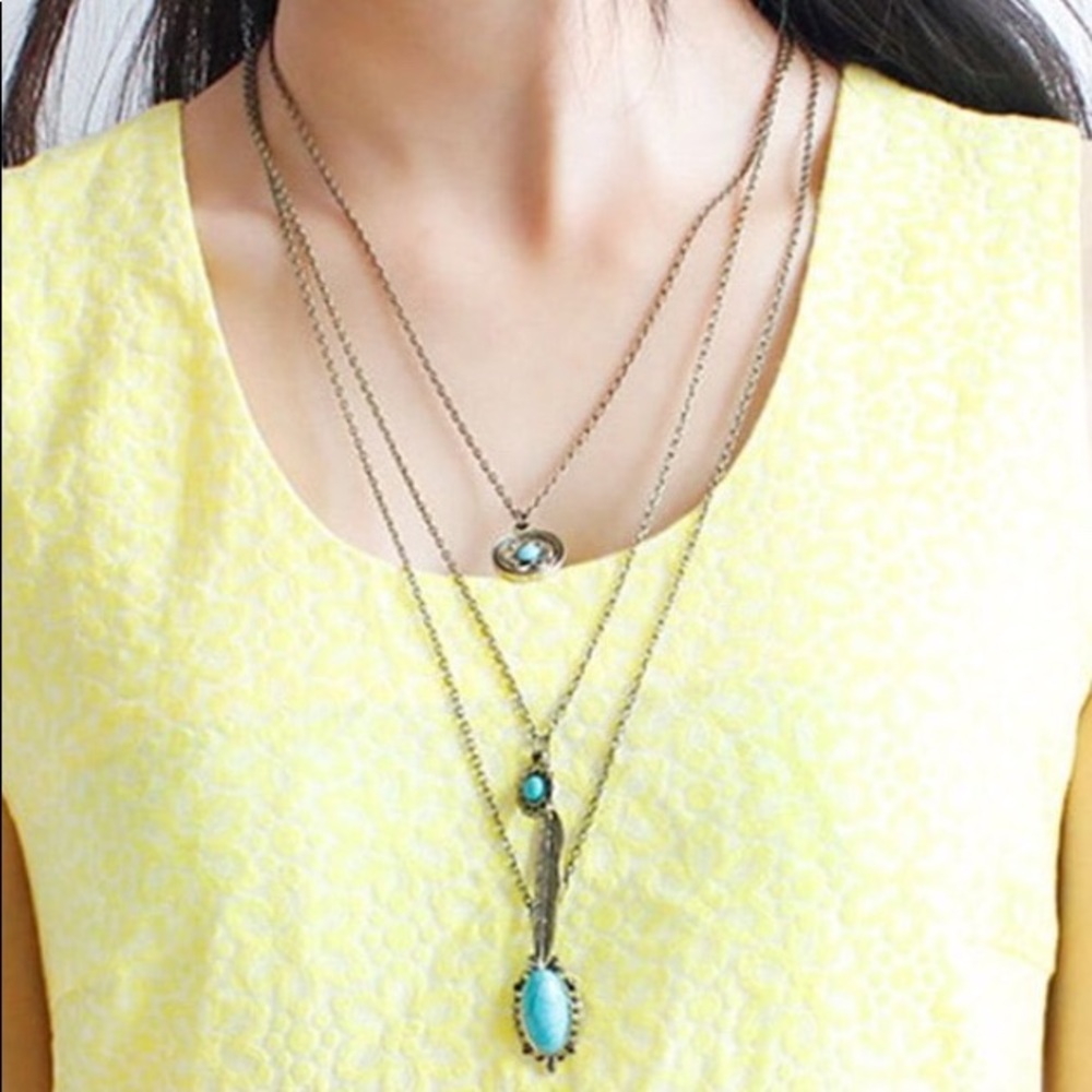 Boho layer necklace 🌸 - Picture 2 of 2